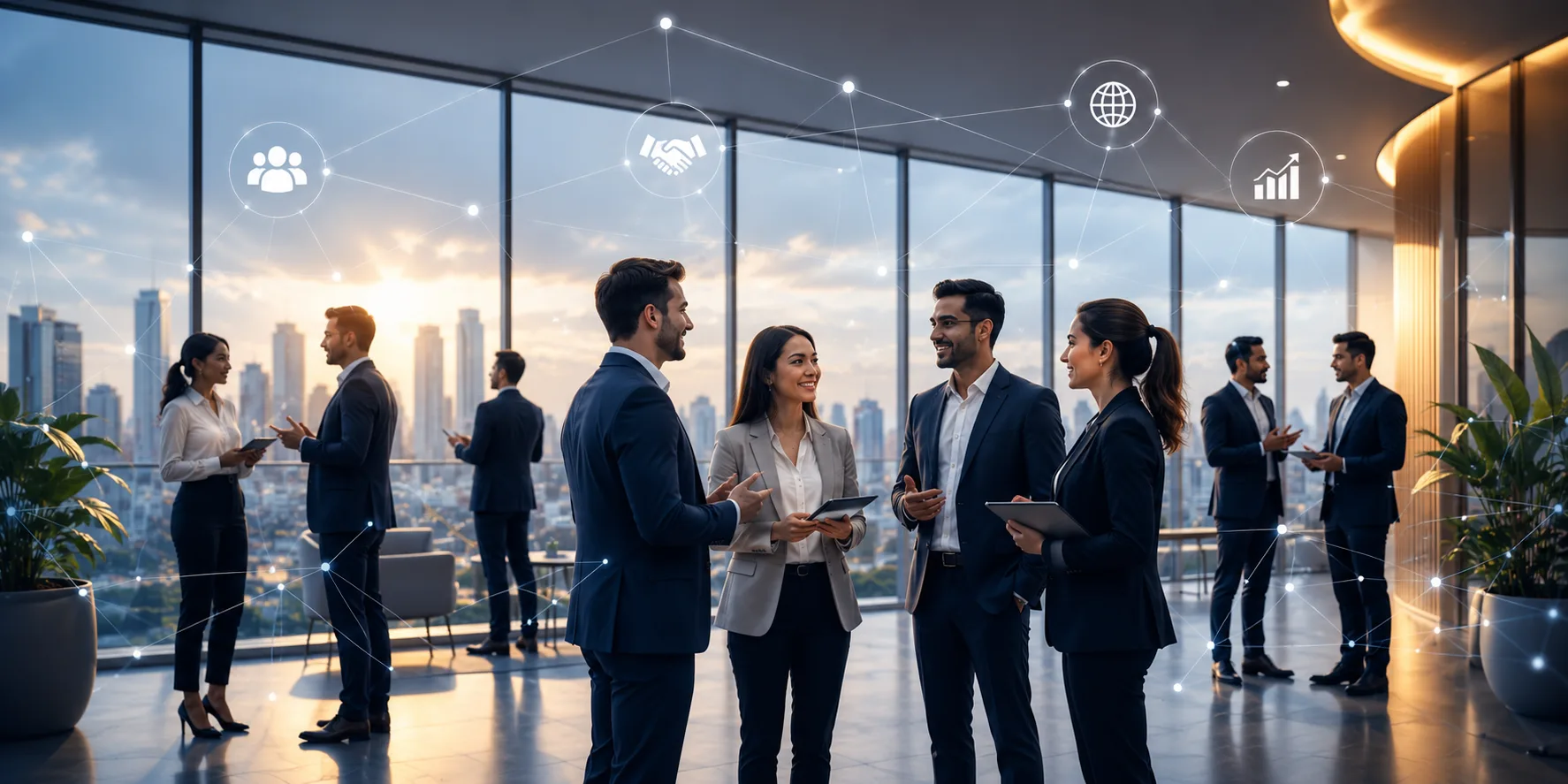 Grow with a premium — business network